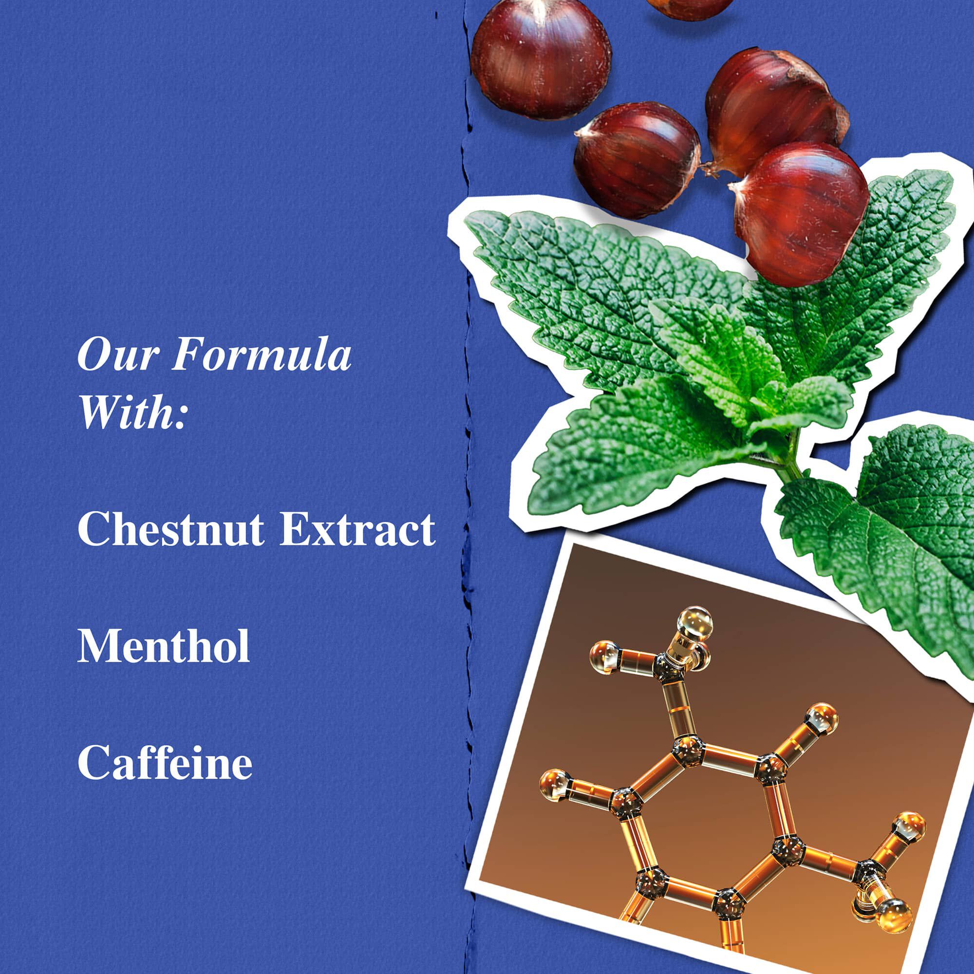 Kiehl's Facial Fuel Energizing Face Wash ingredients - Chestnut Extract, Caffeine, Menthol