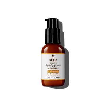 A 75ml bottle of Kiehl's Powerful-Strength Line-Reducing Concentrate against a white background.