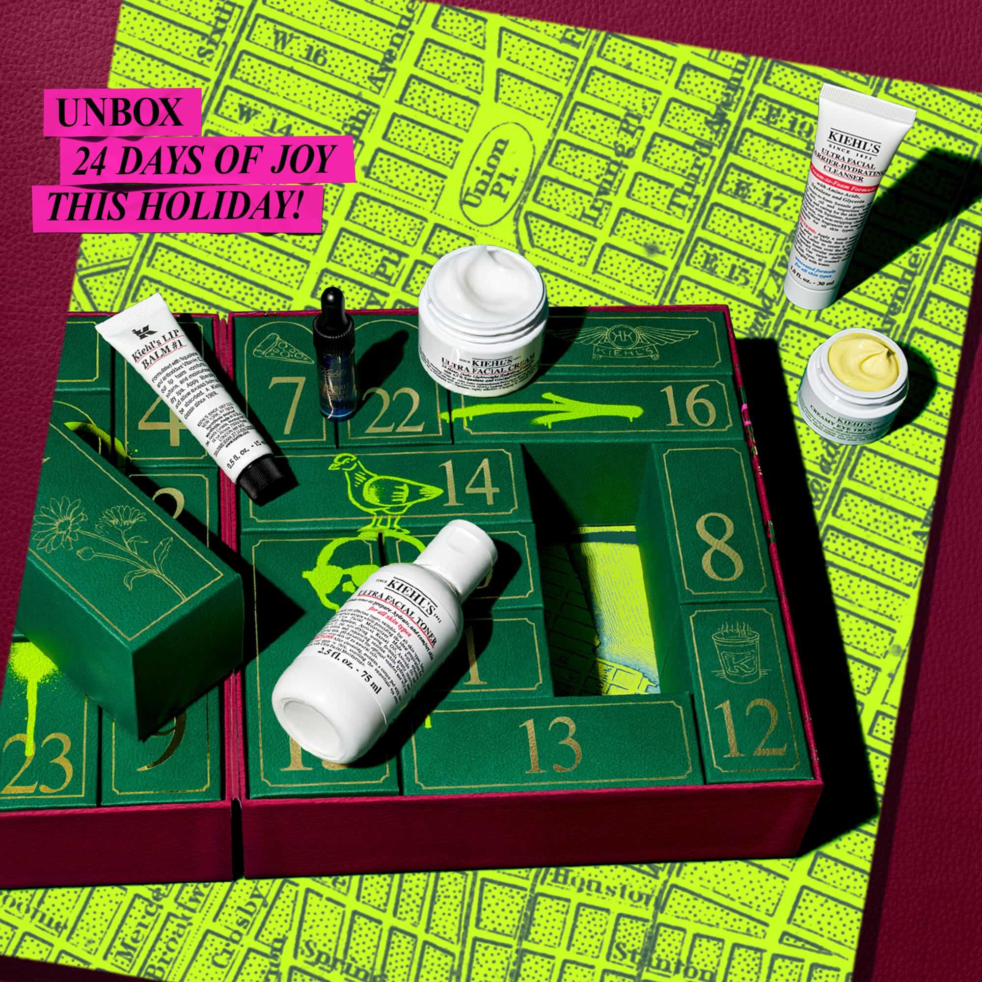 24 Days of Kiehl's Advent Calendar
