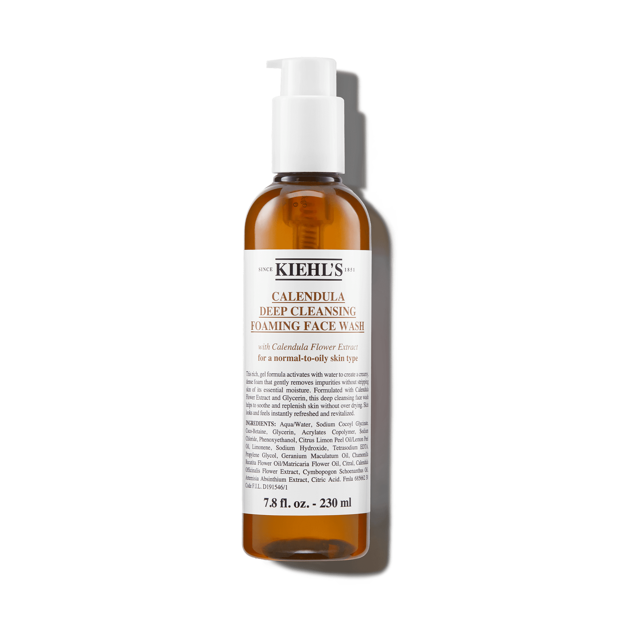 Calendula Foaming Face Wash Cleansers Scrubs Kiehl s IE