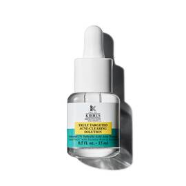 A 15ml bottle of Kiehl's Truly-Targeted Blemish-Clearing Solution against a white background.