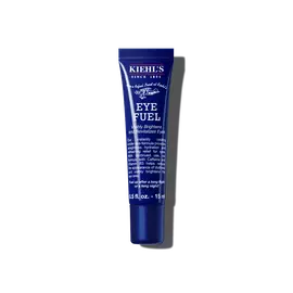 A tube of Kiehl's Facial Fuel Eye Fuel against a white background.