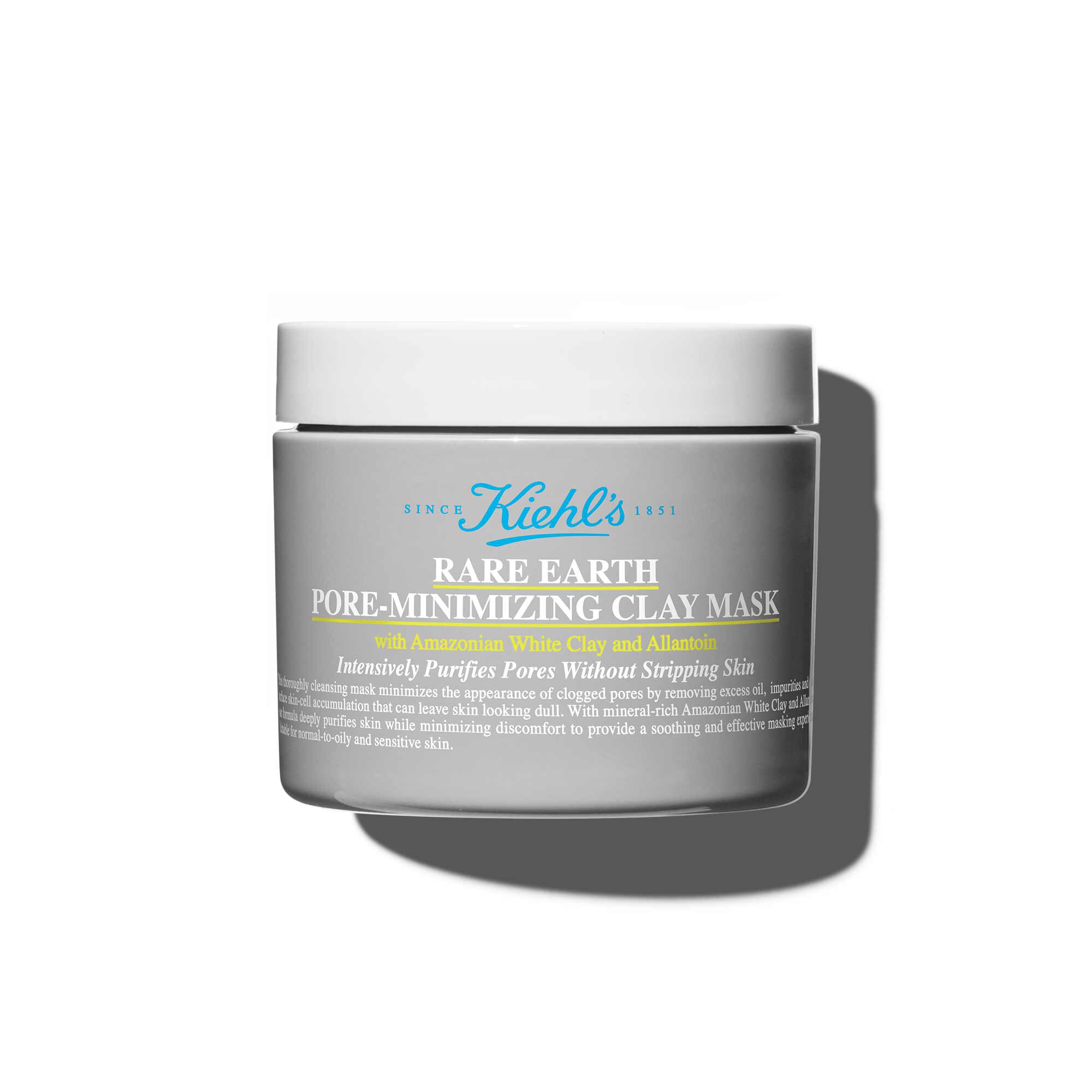 Front view of Kiehl's Rare Earth Deep Pore Cleansing Masque 125ml jar