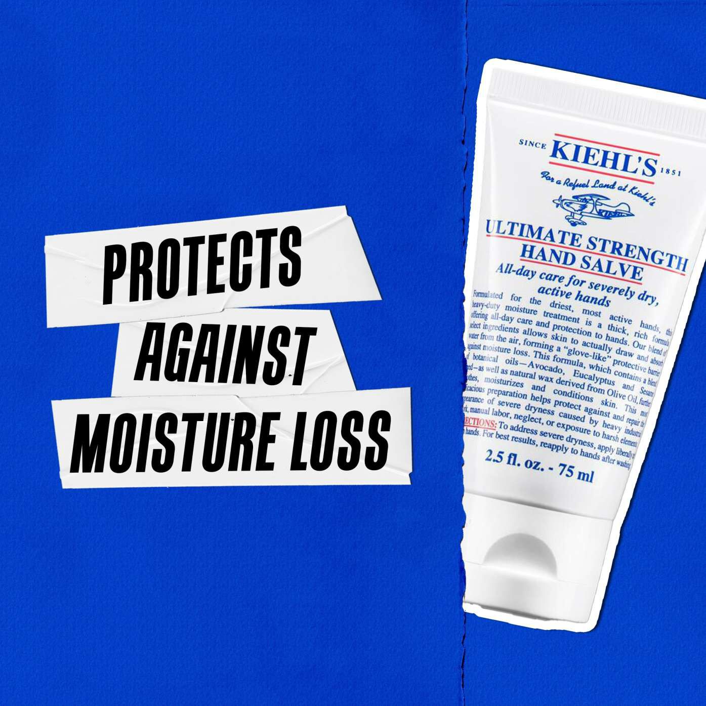 Kiehl's Ultimate Strength Hand Salve protects against moisture loss