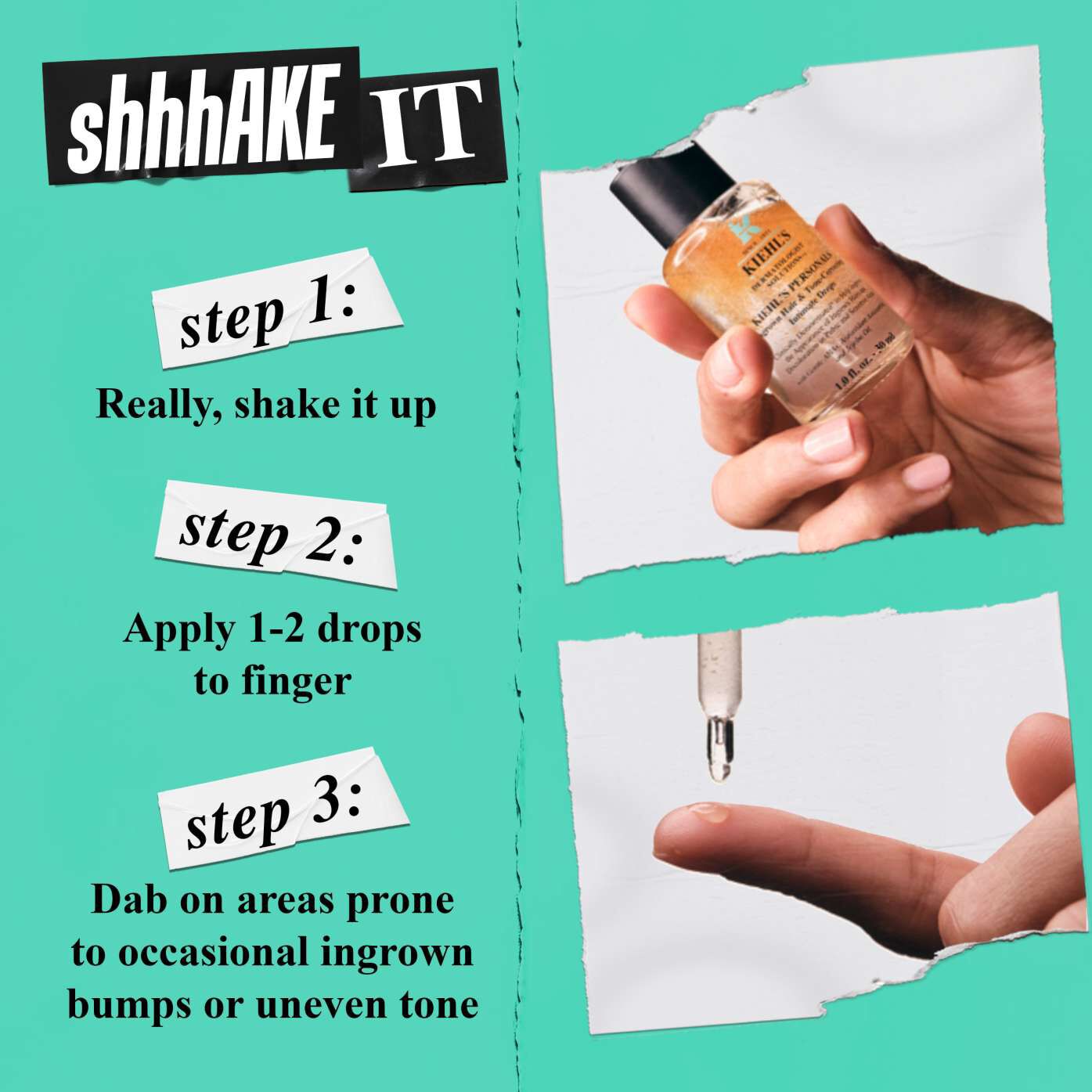 Sustainability Illustration – Drops bottle, 73% Bio-based, 98% Biodegradable Ingredients