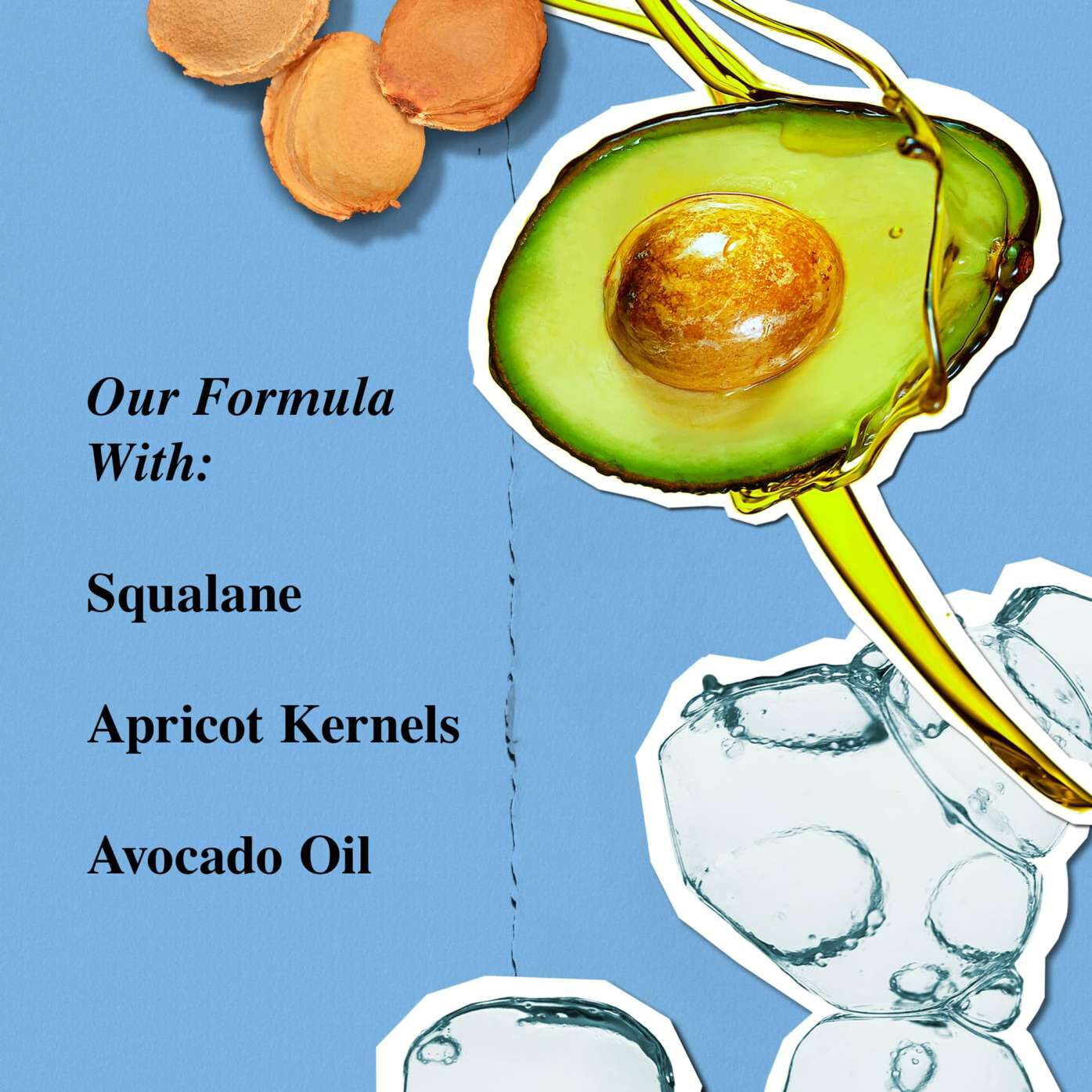 Kiehl's Ultra Facial Cleanser ingredients - Squalane, Apricot Kernels, Avocado Oil