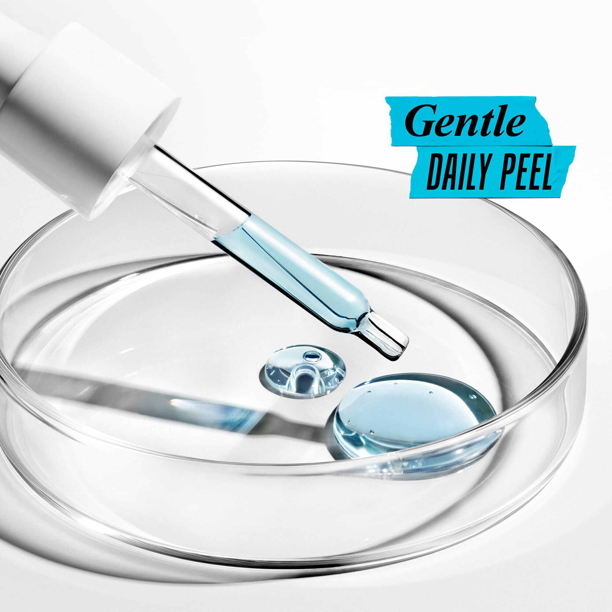 A breakdown of the formula with text highlighting "Triple Acid" and "Blue Copper Gluconate" as key ingredients.