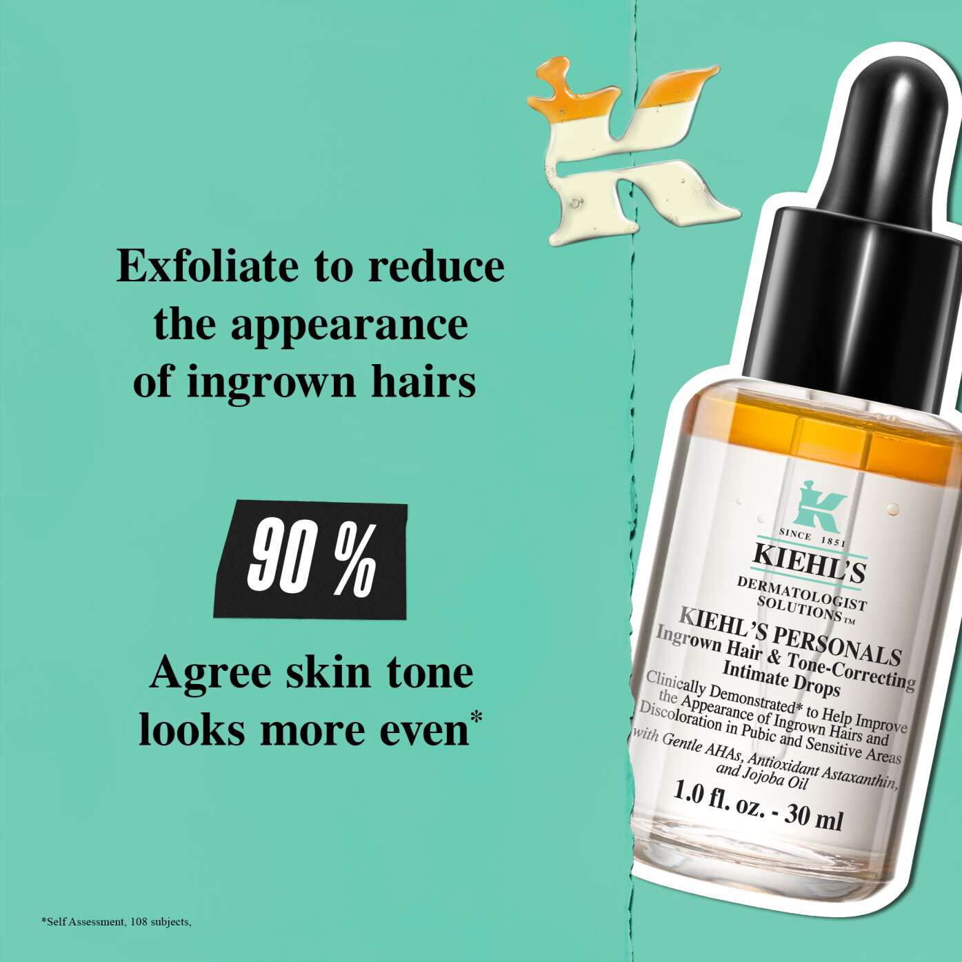 Intimate Drops bottle in underwear band – Safe For Intimate Areas