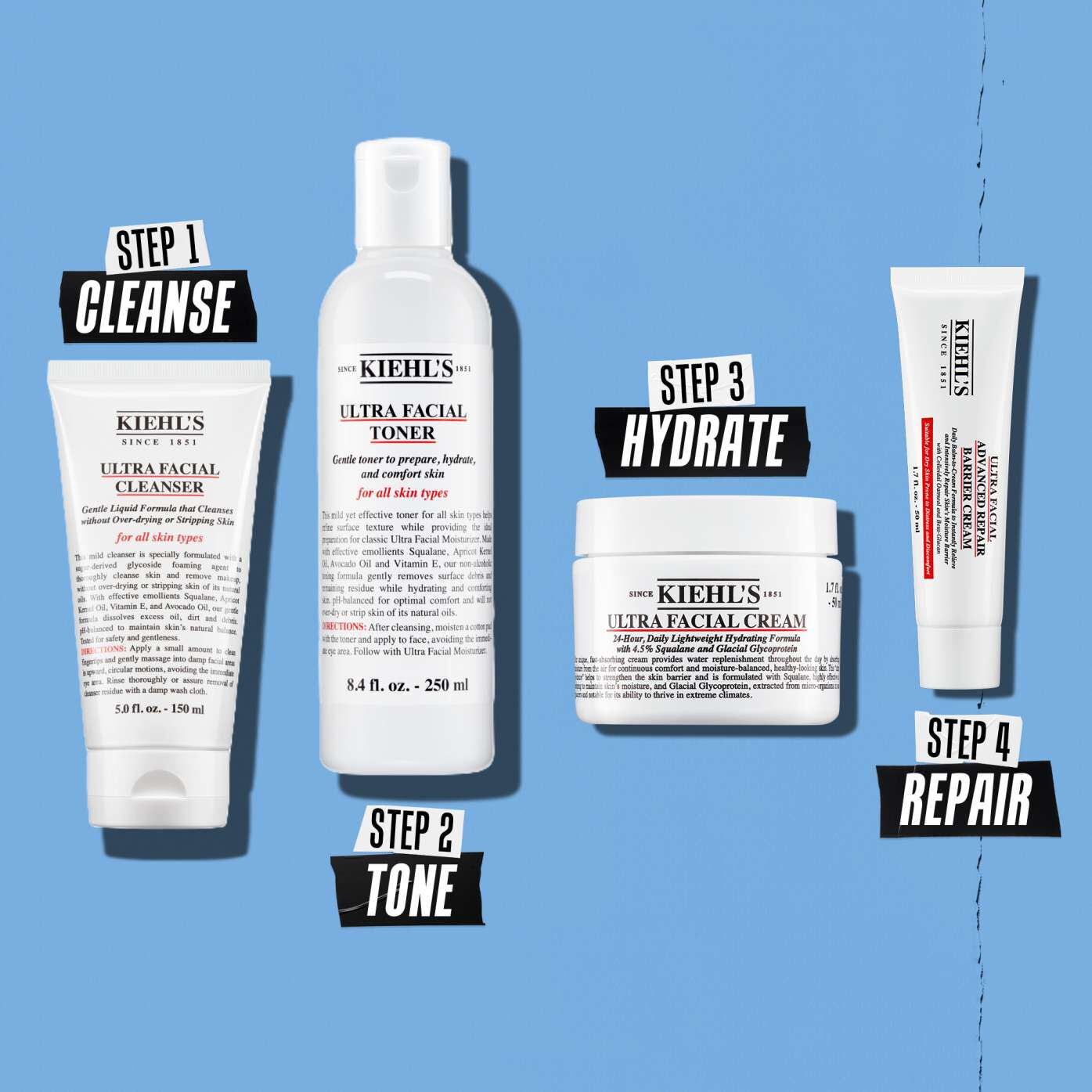 Kiehl's Ultra Facial Barrier Cream ingredients - Colloidal Oatmeal, Beta-Glucan