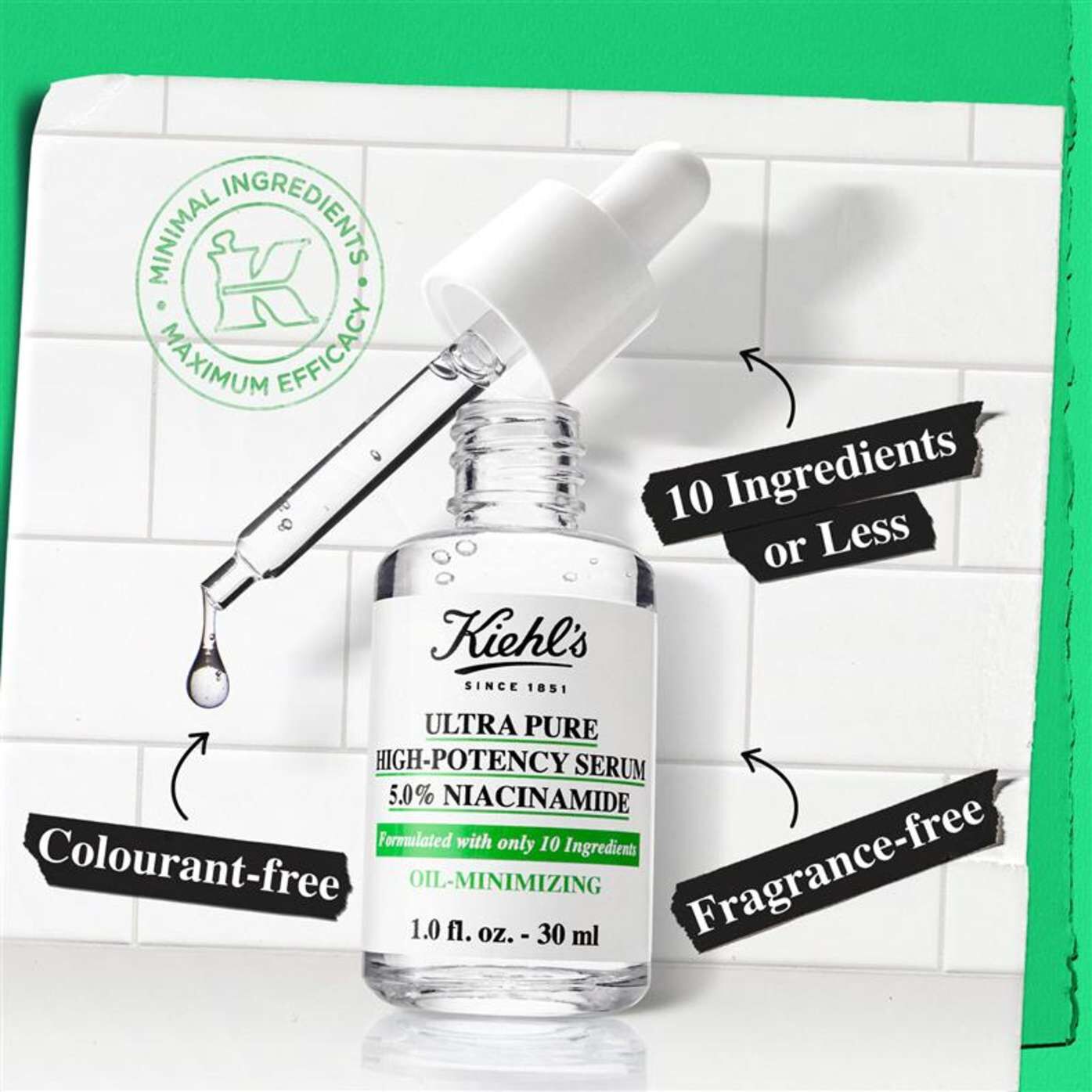 Ultra Pure High-Potency Serum – Less Than 10 Ingredients, Fragrance-free, Colorant-free