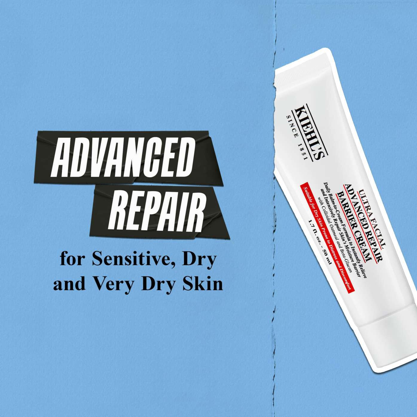Advanced repair for sensitive, dry and very dry skin - Kiehl's Ultra Facial Barrier Cream