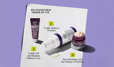 Anti-aging routine set for WW0362KIE including Retinol serum and Multi-Corrective creams.