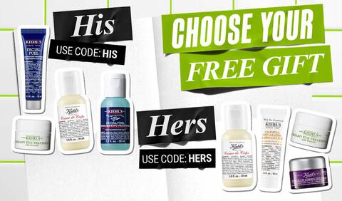 Kiehl's August His & Her promotional banner