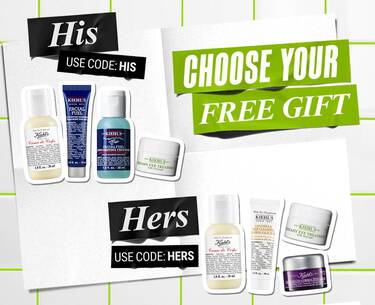 Choose your free gift from 70€ with codes HIS or HER