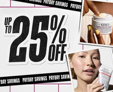 Enjoy up to 25% savings on Kiehl's skincare icons.