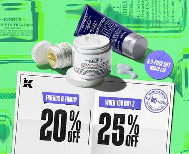 20% off or 25% off when you buy 2*. Plus, recieve a free gifts with €80+**!