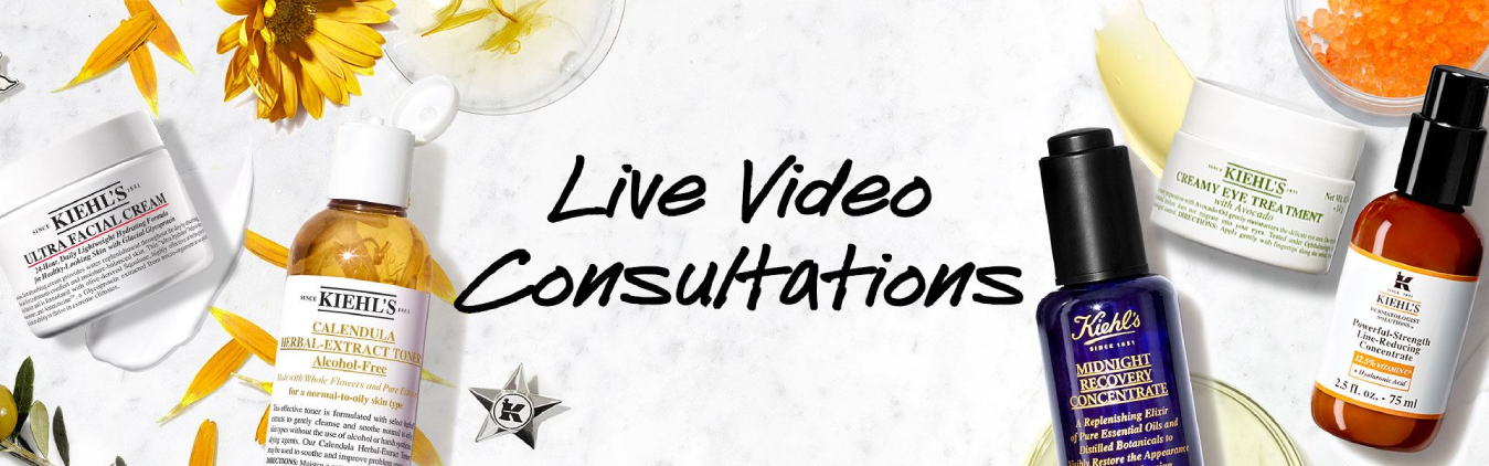 Live Kiehl's Video Consultation